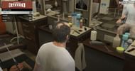 Trevor getting a haircut (Image via Rockstar Games)
